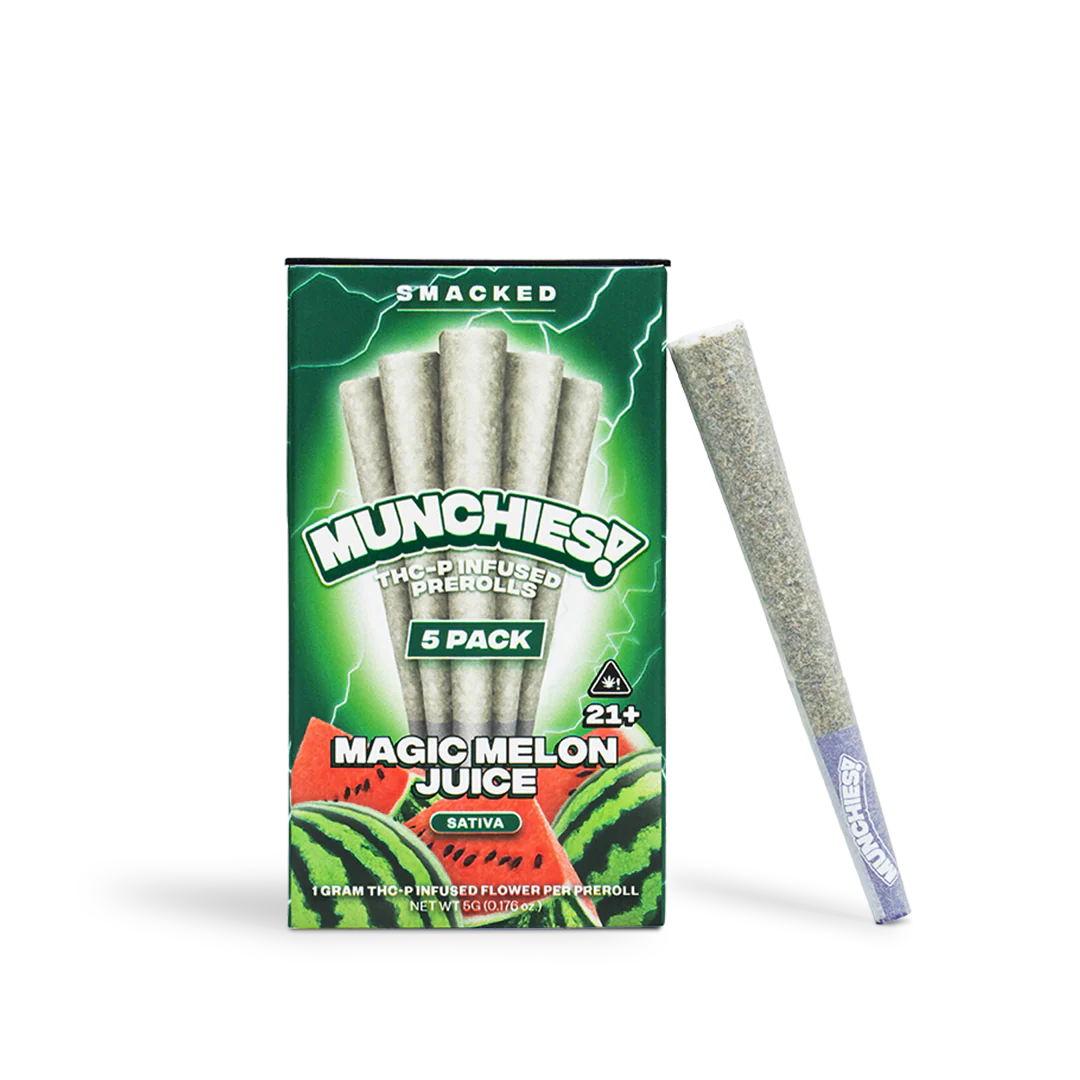 Munchies THC-P Infused 1G Pre-Rolls 5/pk / (S) Magic Melon Juice